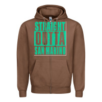 Chestnut Straight Outta San Marino Zipper Hoodie - Bettercallsaul