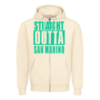 Sandshell Straight Outta San Marino Zipper Hoodie - Bettercallsaul