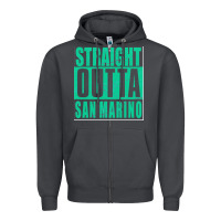 Smoke Straight Outta San Marino Zipper Hoodie - Bettercallsaul