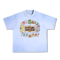 Grape Ice cozy book girl club Urban Heavy Tee - MaliasSmallBusiness