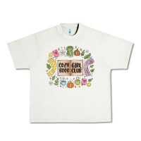 Pistachio cozy book girl club Urban Heavy Tee - MaliasSmallBusiness