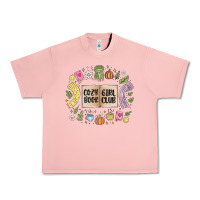 Salmon cozy book girl club Urban Heavy Tee - MaliasSmallBusiness