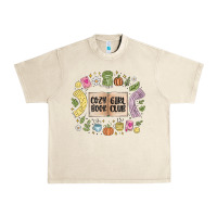 Sandshell cozy book girl club Urban Heavy Tee - MaliasSmallBusiness