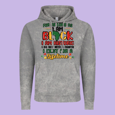 Black History Month Malia Vintage Hoodie Designed By Maliassmallbusiness