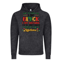 Vintage Black black history month malia Vintage Hoodie - MaliasSmallBusiness