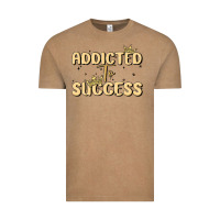 Vintage Coffee addicted to success Vintage Tee - MaliasSmallBusiness