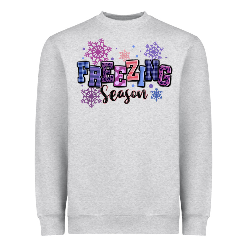 Freezing Season Heavyweight Sweatshirt by MaliasSmallBusiness | Teevron