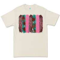 Bone valentine's leopard brushstroke Premium Tee - AdoDesignShop