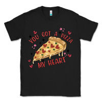 Black you got a pizza my heart Classic Tee - MaliasSmallBusiness