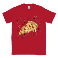 Red you got a pizza my heart Classic Tee - MaliasSmallBusiness