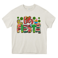 Cream let's fiesta Heavy Core Tee - JahusDesignShop
