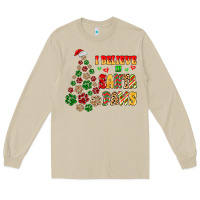 Mushroom i believe in santa paws Long Sleeve Tee - MaliasSmallBusiness