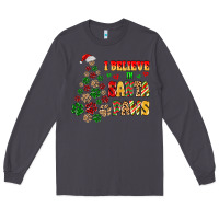Smoke i believe in santa paws Long Sleeve Tee - MaliasSmallBusiness