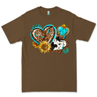 Cacao western leopard pride  hearts Premium Tee - AdoDesignShop