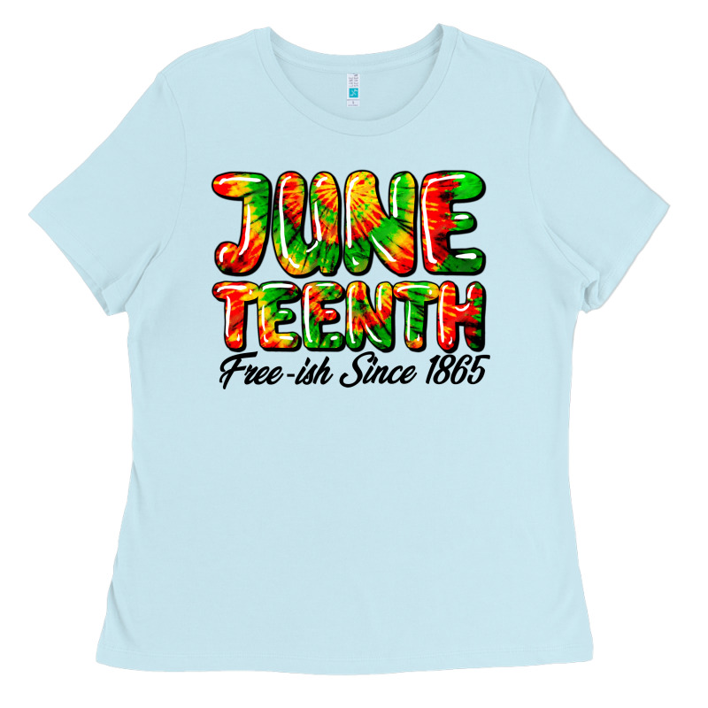 Juneteenth Free Ish Since 1865 Ladies Tee by HRA Design Shop | Teevron