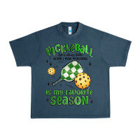 Midnight Navy pickleball is my favorite season Urban Heavy Tee - MaliasSmallBusiness