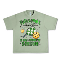 Oil Green pickleball is my favorite season Urban Heavy Tee - MaliasSmallBusiness