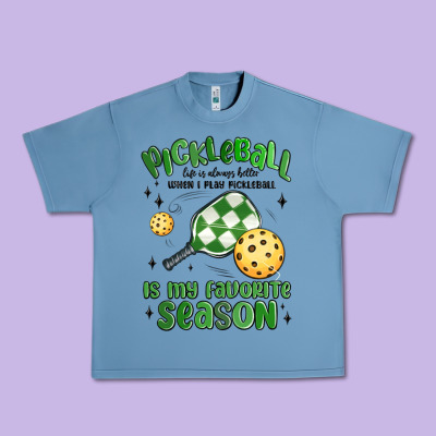 Pickleball Is My Favorite Season Urban Heavy Tee Designed By Maliassmallbusiness