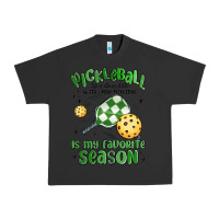 Pigment Black pickleball is my favorite season Urban Heavy Tee - MaliasSmallBusiness