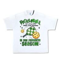 White pickleball is my favorite season Urban Heavy Tee - MaliasSmallBusiness
