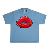 Pebble Blue kiss Urban Heavy Tee - AdoDesignShop