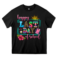 Black happy last day of school Heavy Core Tee - AdoDesignShop