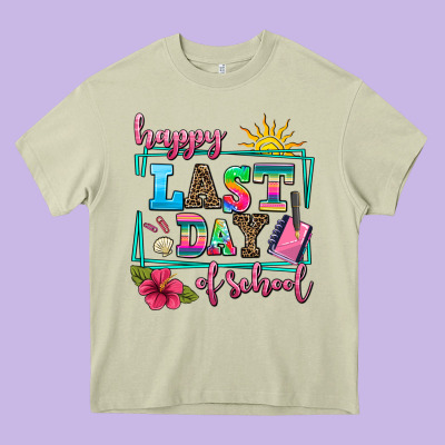 Happy Last Day Of School Heavy Core Tee Designed By Adodesignshop