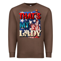 Chestnut thats my lady 4th of july Premium Sweatshirt - CowGirlArtShop