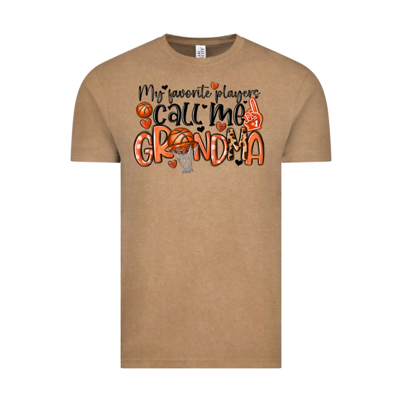 My Favorite Players Call Me Grandma Vintage Tee by MaliasSmallBusiness | Teevron