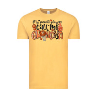 Vintage Mustard my favorite players call me grandma Vintage Tee - MaliasSmallBusiness