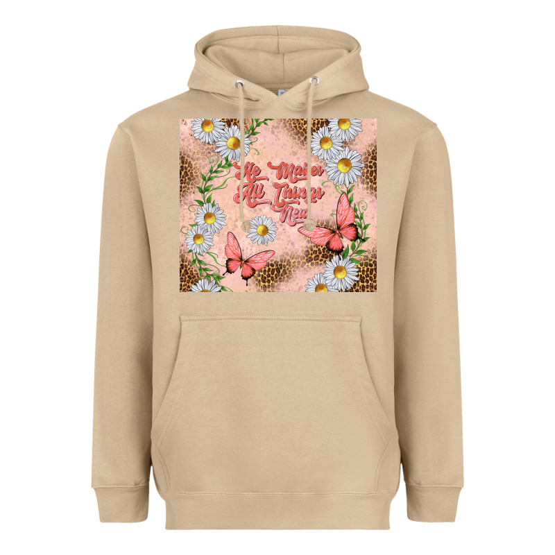 He Makes All Things New Heavyweight Hoodie by TumblerDesignByShophia | Teevron