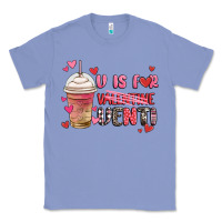 Colony Blue v is for valentine venti coffee cup Classic Tee - MaliasSmallBusiness