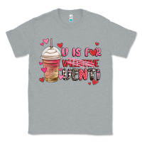 Heather Grey v is for valentine venti coffee cup Classic Tee - MaliasSmallBusiness