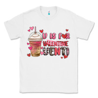 White v is for valentine venti coffee cup Classic Tee - MaliasSmallBusiness