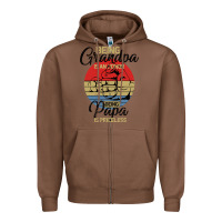 Chestnut Being Grandpa İs An Honor Being Papa İs Priceless Zipper Hoodie - Bettercallsaul