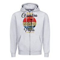 Heather Grey Being Grandpa İs An Honor Being Papa İs Priceless Zipper Hoodie - Bettercallsaul