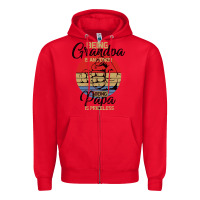 Red Being Grandpa İs An Honor Being Papa İs Priceless Zipper Hoodie - Bettercallsaul