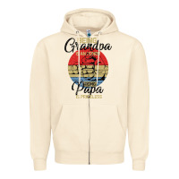 Sandshell Being Grandpa İs An Honor Being Papa İs Priceless Zipper Hoodie - Bettercallsaul