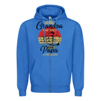 True Royal Being Grandpa İs An Honor Being Papa İs Priceless Zipper Hoodie - Bettercallsaul