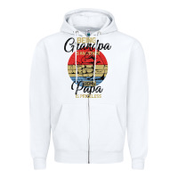 White Being Grandpa İs An Honor Being Papa İs Priceless Zipper Hoodie - Bettercallsaul