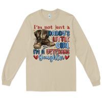 Mushroom i'm not just a daddy's little girl Long Sleeve Tee - MaliasSmallBusiness
