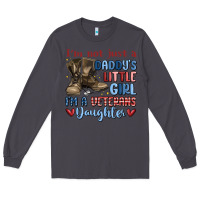 Smoke i'm not just a daddy's little girl Long Sleeve Tee - MaliasSmallBusiness