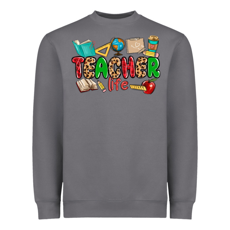 Teacher Life Heavyweight Sweatshirt by MaliasSmallBusiness | Teevron