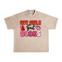 French Oak hot girls read books Urban Heavy Tee - MaliasSmallBusiness