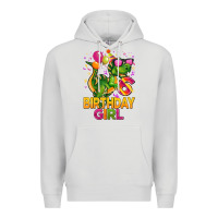 Dove Grey 6th birthday girl t rex pink Premium Hoodie - CowGirlArtShop