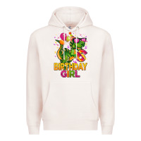 Pale Pink 6th birthday girl t rex pink Premium Hoodie - CowGirlArtShop