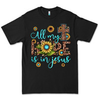 Black all my hope is in jesus Premium Tee - JahusDesignShop