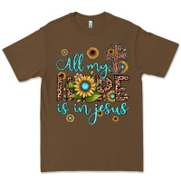 Cacao all my hope is in jesus Premium Tee - JahusDesignShop