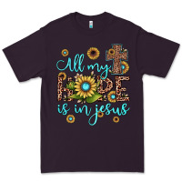 Plum all my hope is in jesus Premium Tee - JahusDesignShop