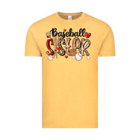 Vintage Mustard baseball sister Vintage Tee - MaliasSmallBusiness